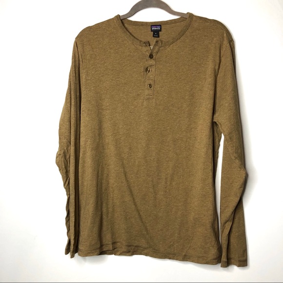 Patagonia Other - Patagonia Men mustard Henley M A1